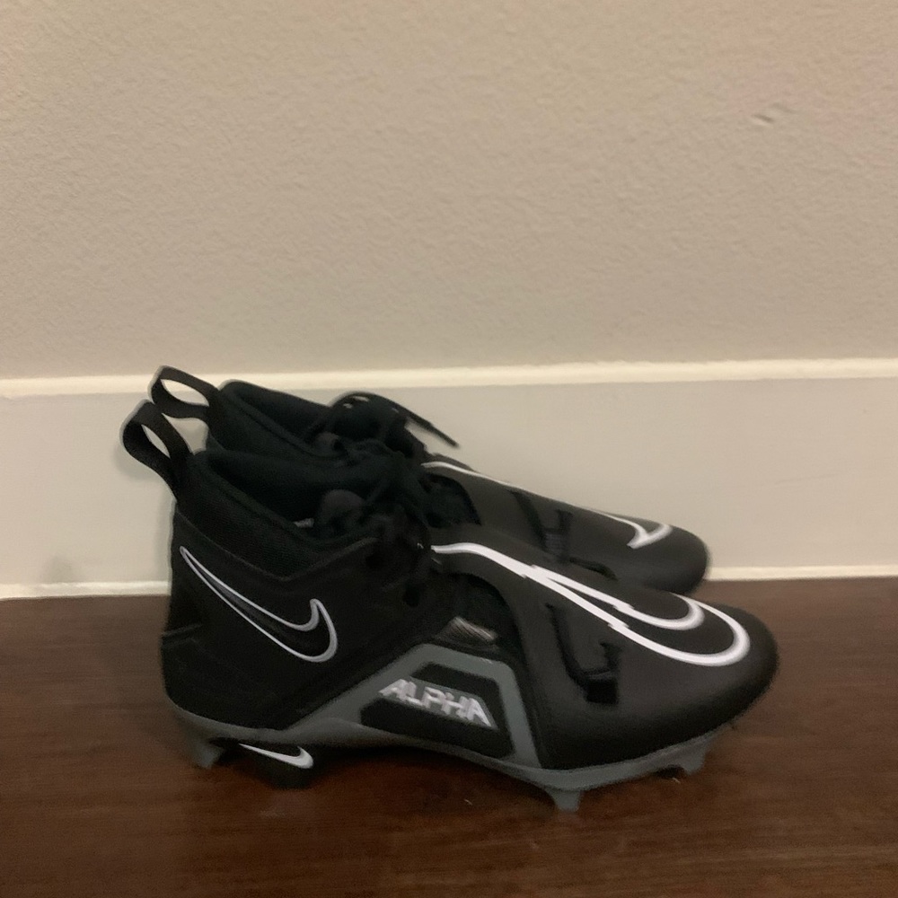 Nike Alpha Menace Pro 3 Shadow‎ Black Football Cleats CT6649-010 Men’s
